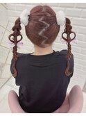 三つ編みハートツインテール＊まゆ