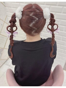 リルミー ミュエナ 大須 矢場町(Lilme myuena) 三つ編みハートツインテール＊まゆ