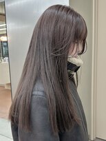 パークレーン アイス イヴェン(park lane ICI yeven)&nbsp;ブリーチなしダブルカラーラベンダーグレージュくすみ冬カラー