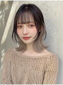 フェイスレイヤー インナーカラー ボブ