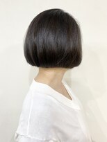 モリオ フロム ロンドン 成増店&nbsp;【morio成増/一戸】大人可愛い黒髪ミニボブ前髪無し