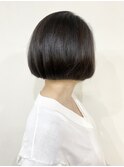 【morio成増/一戸】大人可愛い黒髪ミニボブ前髪無し