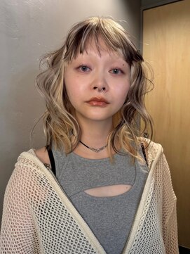 ハコ プラス(HACO+) 【Haco+】Ibuki_メッシュカラー_ブリーチ