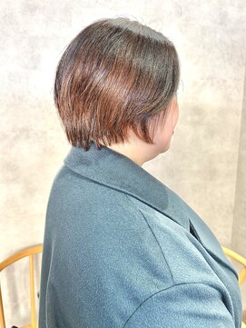 エンクス(enx) 着物ヘア/ダークアッシュ/ミディアムレイヤーカット/鶴ヶ峰YS14