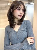 ミディアムレイヤーバタフライカット髪質改善レイヤーカット