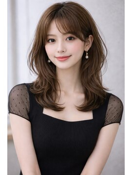 アンリビアン 京都四条烏丸(An Livian) ミディアムレイヤーカット 髪質改善トリートメント