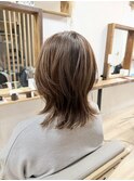 白髪ぼかし×透明感↑↑イルミナ×レイヤーボブ/南浦和