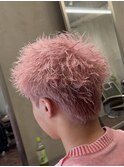 ピンクベージュスパイキー