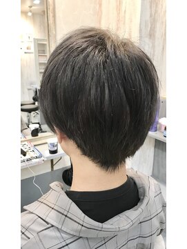 ジーナ オム 札幌(Zina Homme) メンズ*ダークグレー*ビジネススタイル*黒髪*Zina Homme札幌