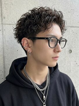 ヘッドストック 大和八木店(HEAD STOCK) アクティブショートベリーショートセンターパートツーブロック