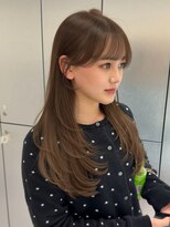 ヴィヴィー 福岡天神店(VIVIE)&nbsp;ブリーチなしでできるヘーゼルベージュ×盛れるレイヤーカット