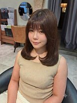 ヘアリゾート粋 トゥジュ 池袋東口店(tujuh)&nbsp;透明感シアーブラウン/レイヤーカット/カール