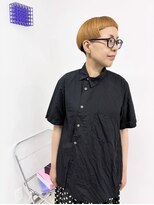 イラカ(elaka)&nbsp;ハニーベージュ×刈り上げショート