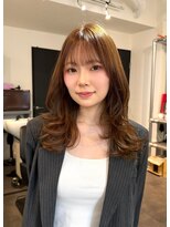 ファーム 大崎店(FAAM)&nbsp;ハニーオレンジ×くびれレイヤーカット