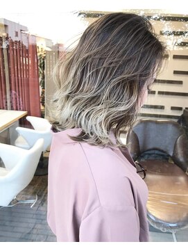 ヘアメイク アリープ(HAIR MAKE ALEAP) コントラストグラデーション