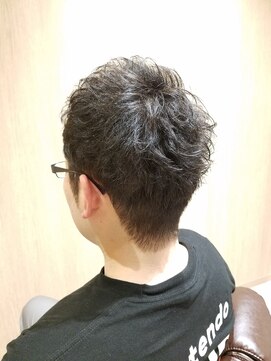 ライール ザ バーバー(Lair the barber) 黒髪無造作ヘア
