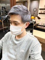 ナナナパレナ 梅田店(nanana parena)&nbsp;メンズホワイトグレージュ☆ハイトーンカラー