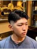 アイロンパーマ　フェード　埼玉　メンズカット