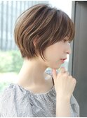前髪あり大人ショート20代30代40代【AIN.表参道】川原大地