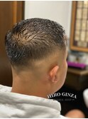 スキンフェード濡れパンスタイル