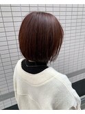 【CYAN】＃大人可愛い＃赤髪＃ピンク＃外ハネ＃ボブ