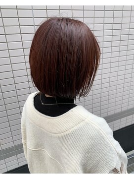 シアン(CYAN) 【CYAN】＃大人可愛い＃赤髪＃ピンク＃外ハネ＃ボブ