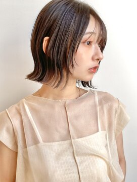 ルエ(rue) オシャレ可愛い☆切りっぱレイヤーボブ