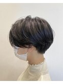 ハンサムショート×黒髪