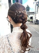 ポニーテールアレンジ・ヘアセット・ロングアレンジ