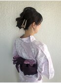 ナチュラル ルーズ シニヨン