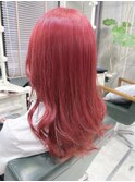 赤髪　ワインレッド　レッドブラウン ピンクラベンダー