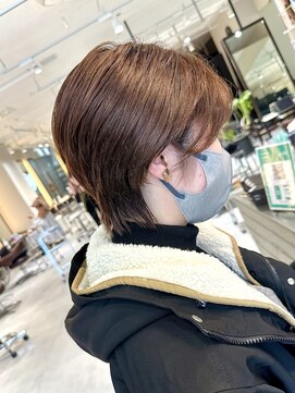 ラボー ノースプラザ店(LA'BO) 【LA'BO三浦】襟足長めハンサムマレットショート