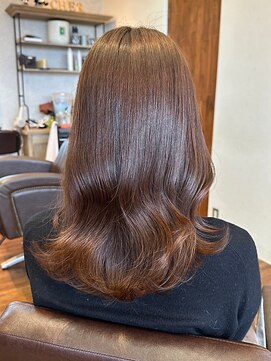 シェール(cher) ビフォーアフターあり☆髪質改善カラー/トリートメント