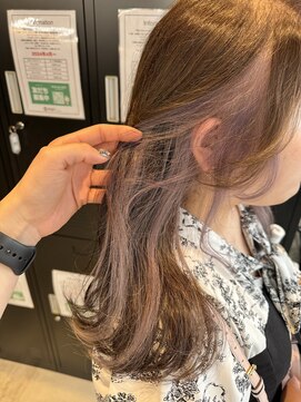 メルバイレガロ 水戸(mer by REGALO) イヤリングカラー/ラベンダーベージュ