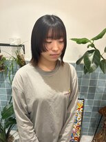 サーカス 町田(circus)&nbsp;顔まわりカット×外はねボブ