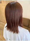 ミディアムボブ×外ハネ