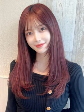 アフロート ディル(AFLOAT D'L) ☆小顔面長丸顔オルチャンヨシンモリミディアム前髪ありなし