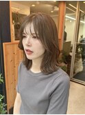 【oasisオグラ】ミディアムくびレイヤーイメチェン