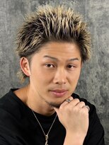 ツーブロスパイキーショート