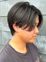 ヒュイル バイ ニアウ(Hwyl by Niau)&nbsp;メンズマッシュセンターパートスパイラルパーマニュアンスパーマ