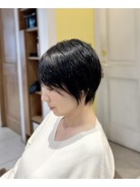 骨格美人ショートとオーガニックカラー
