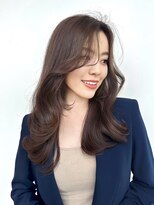 アマトウキョウ アユンチェ(AMA TOKYO×AYUNCHE)&nbsp;韓国ヘア　2wayバング  レイヤーカット くびれヘア  顔周り/