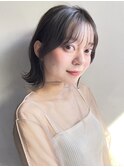 前髪愛されこなれヘア小顔カット斜めバング結べるボブ艶感