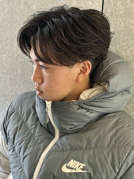 ニアウ 太田店(Niau) フェザーショートフェザーパーマスパイラルパーマニュアンス