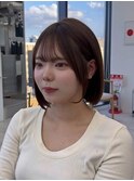 前髪カタログ/イメチェンスタイル／ウェーブパーマ/ミディ
