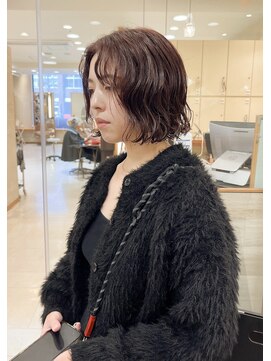 モリオ フロム ロンドン サッポロファクトリー店(morio FROM LONDON) morio札幌 札幌ボブ 暖色カラー 似合わせカット