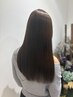 【夏の湿気対策に】縮毛矯正・酸性ストレート ￥18700