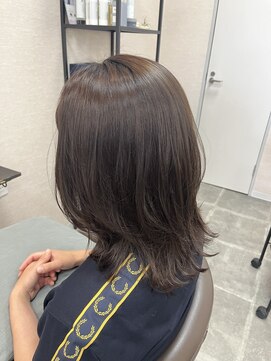 バセット バイ アルター 鎌取店(basset by aL-ter) くびれミディアム×グレージュ[鎌取　カラー]