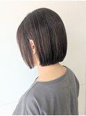 ホワイトグレージュデジタルパーマミニウルフ天王町HA617