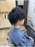 ウルフ　裾カラー　インナーカラー